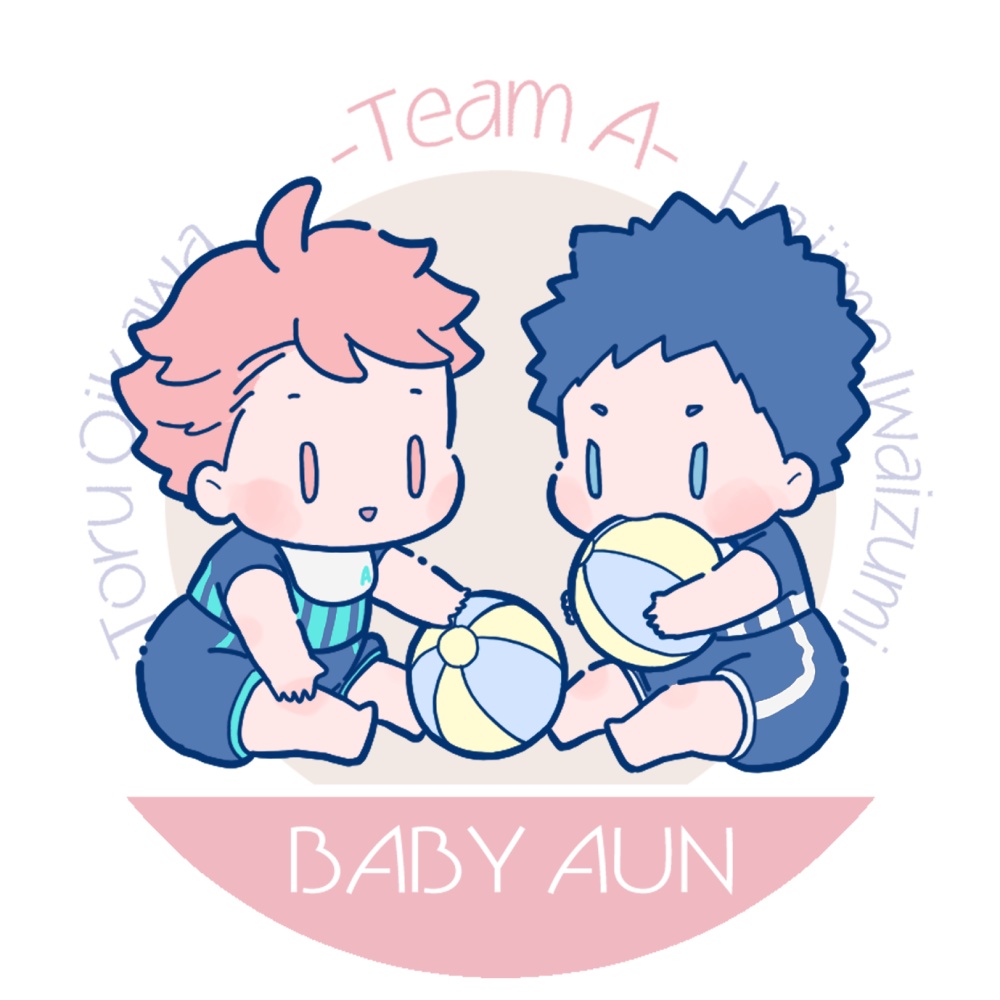 BABY AUNステッカー(ダイカットシール)