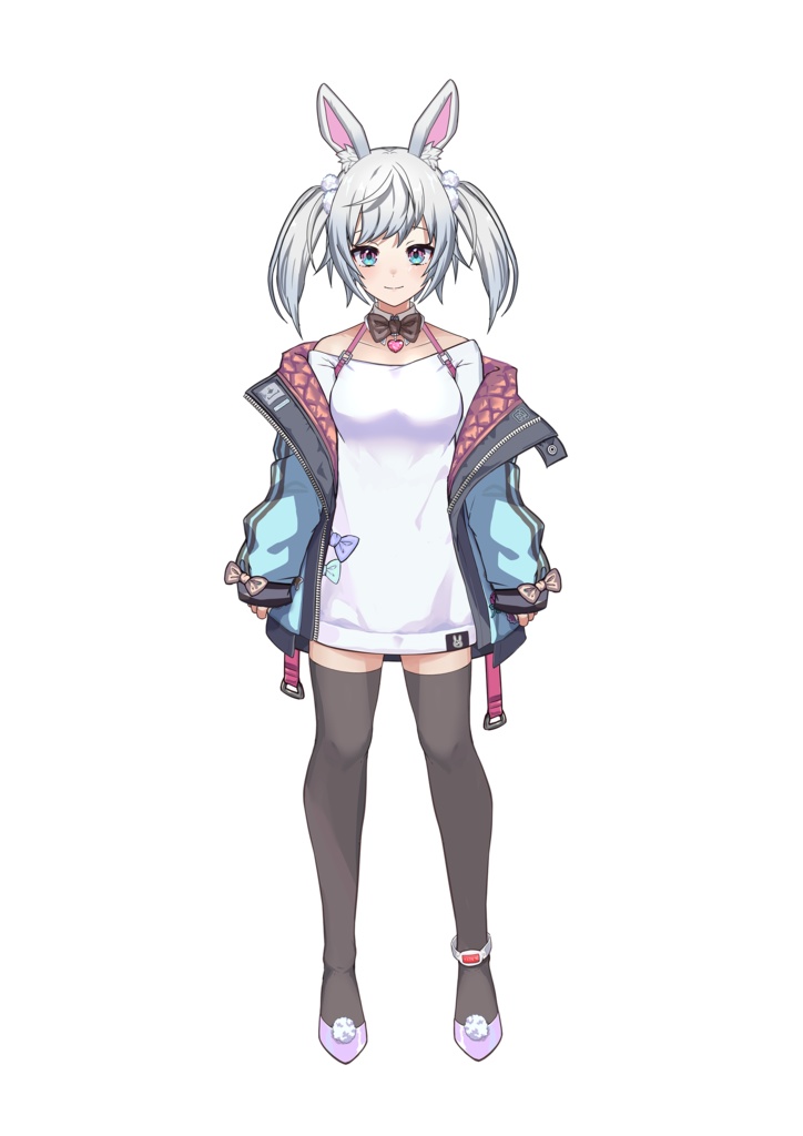 【Vtuber用モデル】VTS対応/ceramicbunnyちゃん【Live2D】