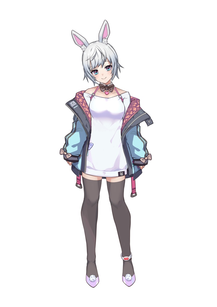 【Vtuber用モデル】VTS対応/ceramicbunnyちゃん【Live2D】