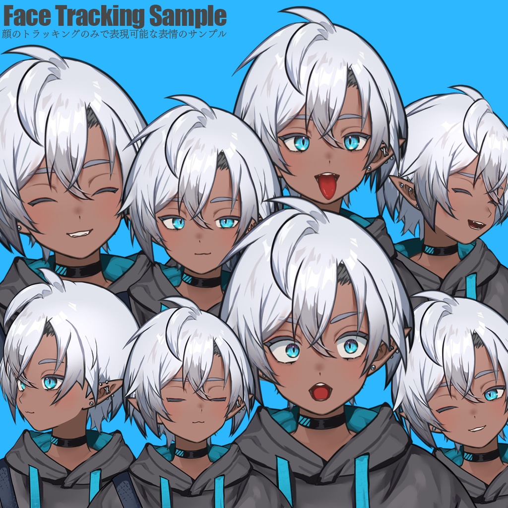 【汎用モデル】高性能パーカーエルフ/VTS,NizimaLIVE