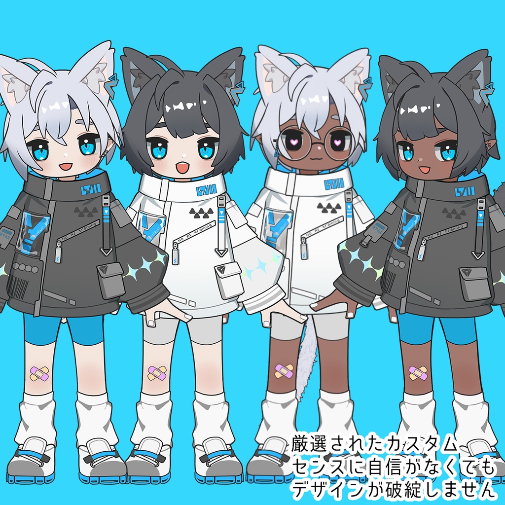 【Vtuber】高性能エルフキャット【Live2D汎用モデル】