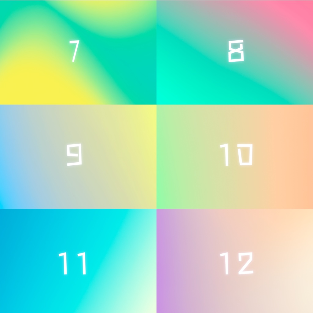 グラデーション背景パック_Ver1.0