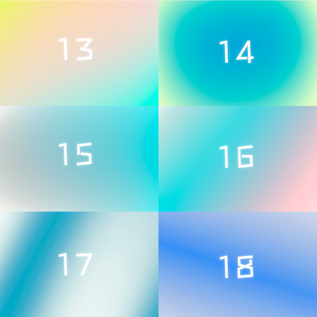 グラデーション背景パック_Ver1.0