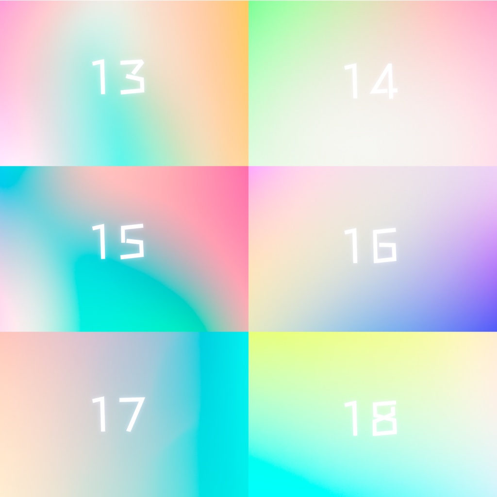 グラデーション背景パック_Ver3.0