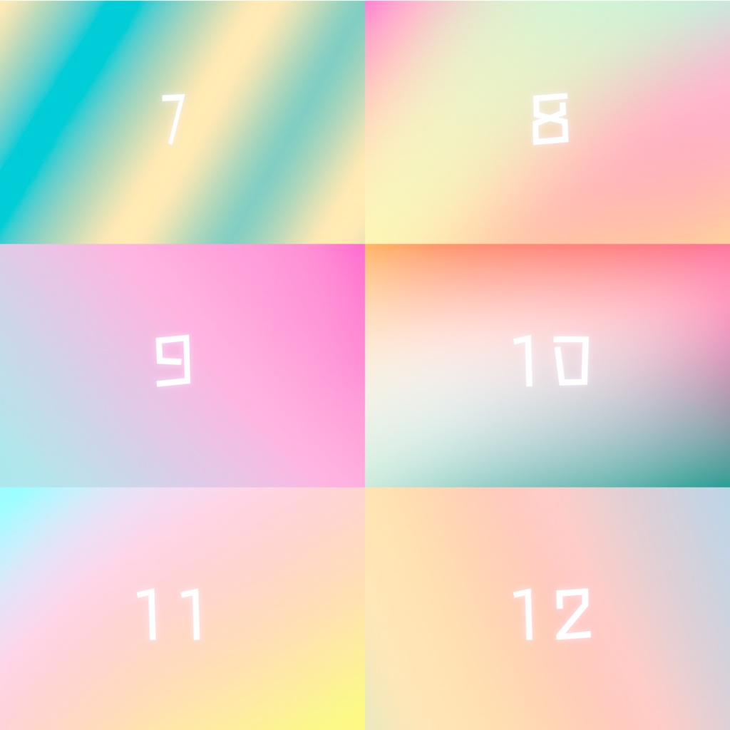 グラデーション背景パック_Ver3.0