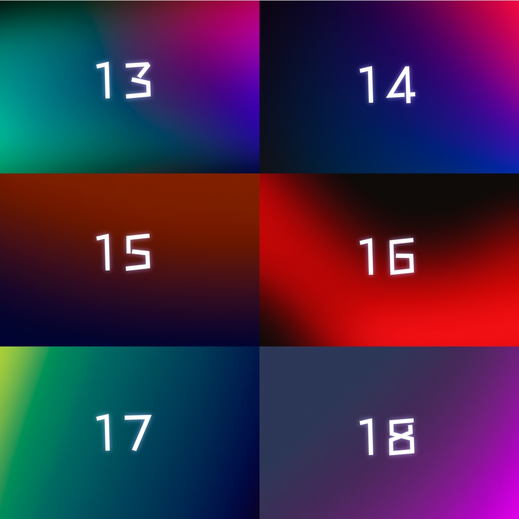 グラデーション背景パック_Ver4.0