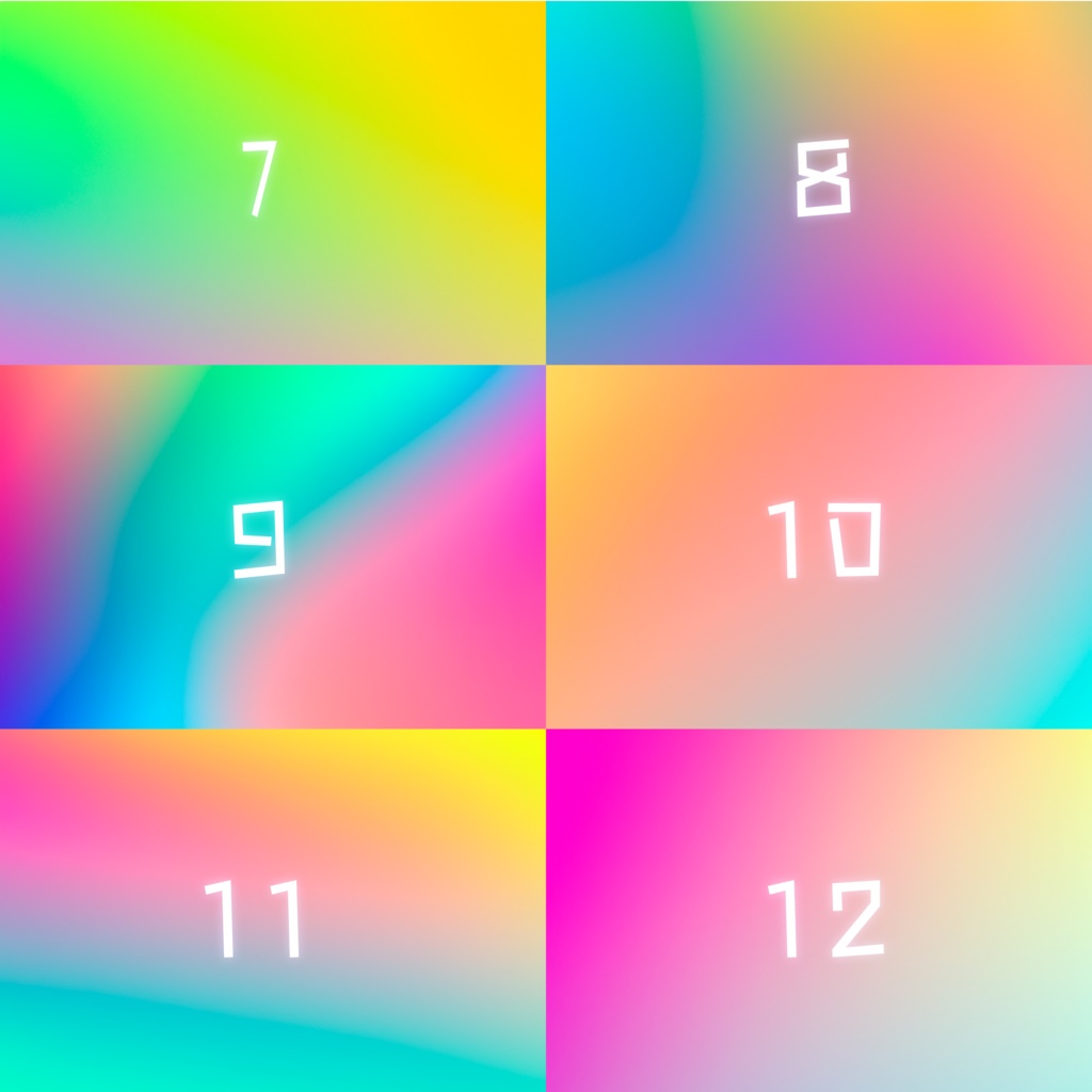 グラデーション背景パック_Ver6.0