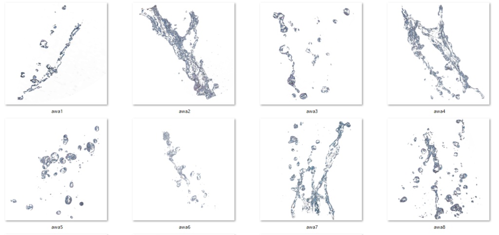 写真加工用水素材セット
