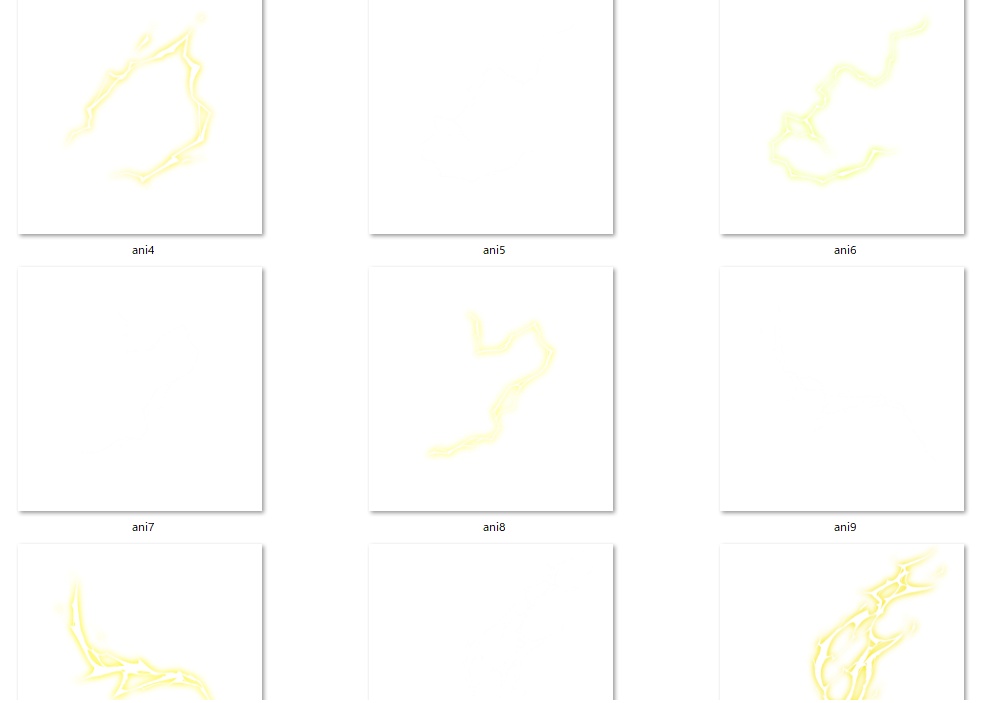 加工用雷素材セット