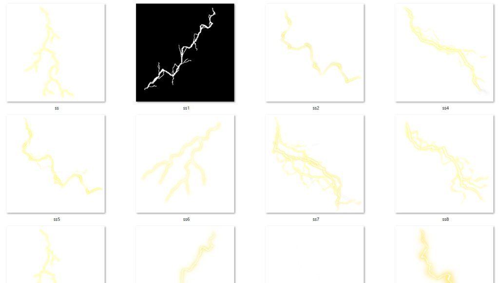 加工用雷素材セット
