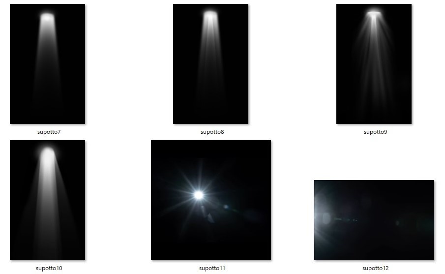 スポットライト風素材