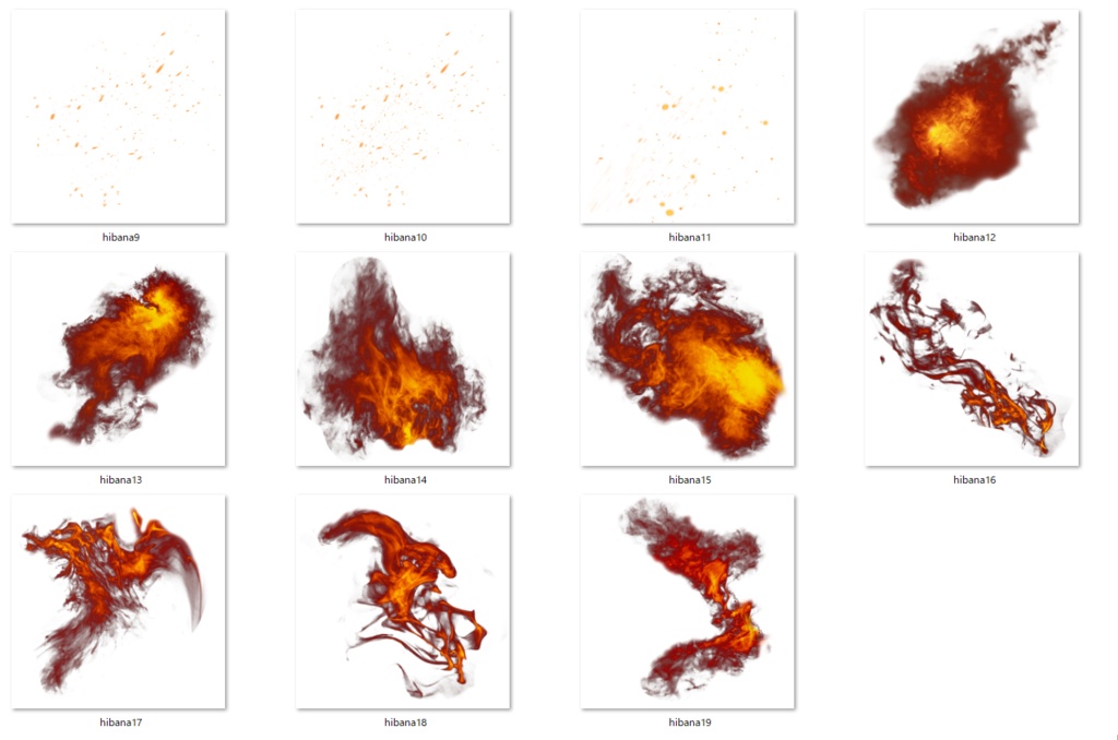 【限定特別セット】炎、水、雷、風、氷エフェクトセット【クリスマス迄】