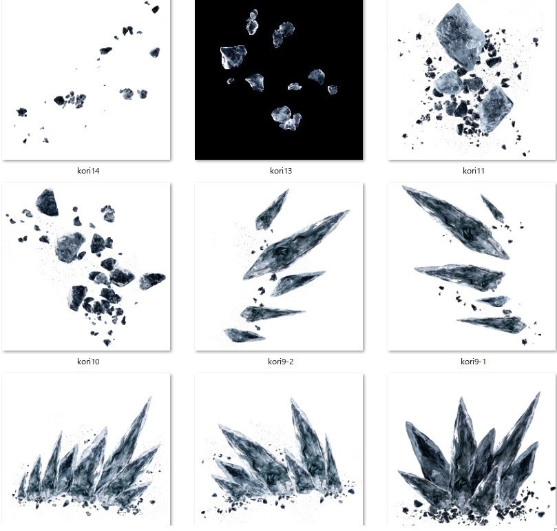 【限定特別セット】炎、水、雷、風、氷エフェクトセット【クリスマス迄】