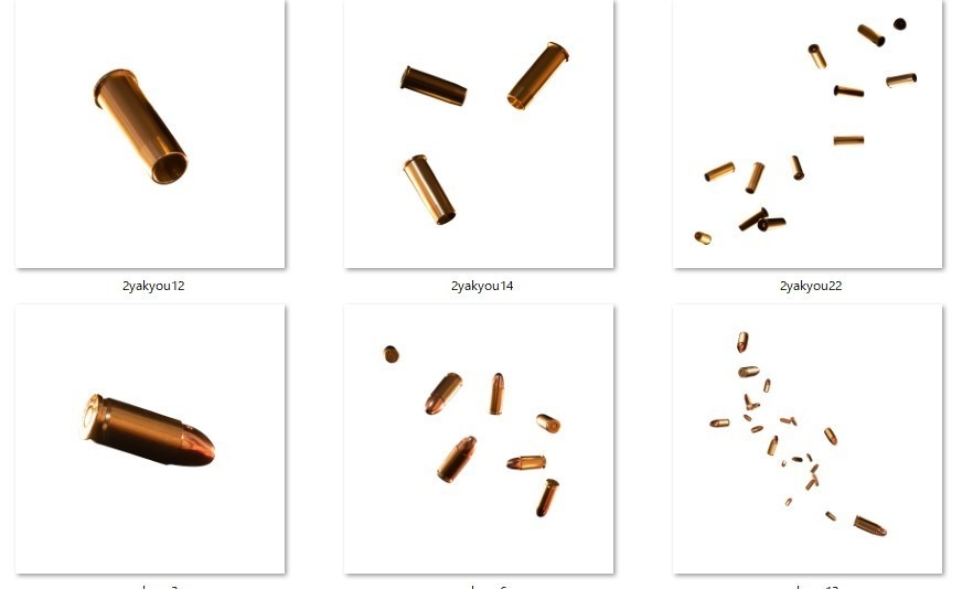 【限定特別セット】髪の毛、薬莢、岩、スモーク素材セット【クリスマス迄】