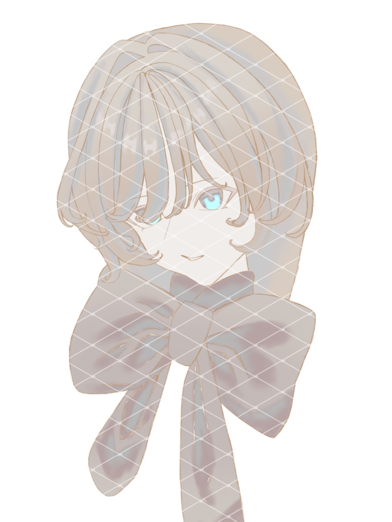 女の子アイコンイラスト