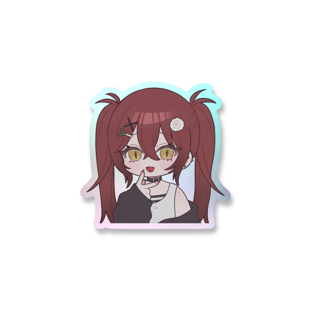 ミニおそばオーロラスマホステッカー【常設】