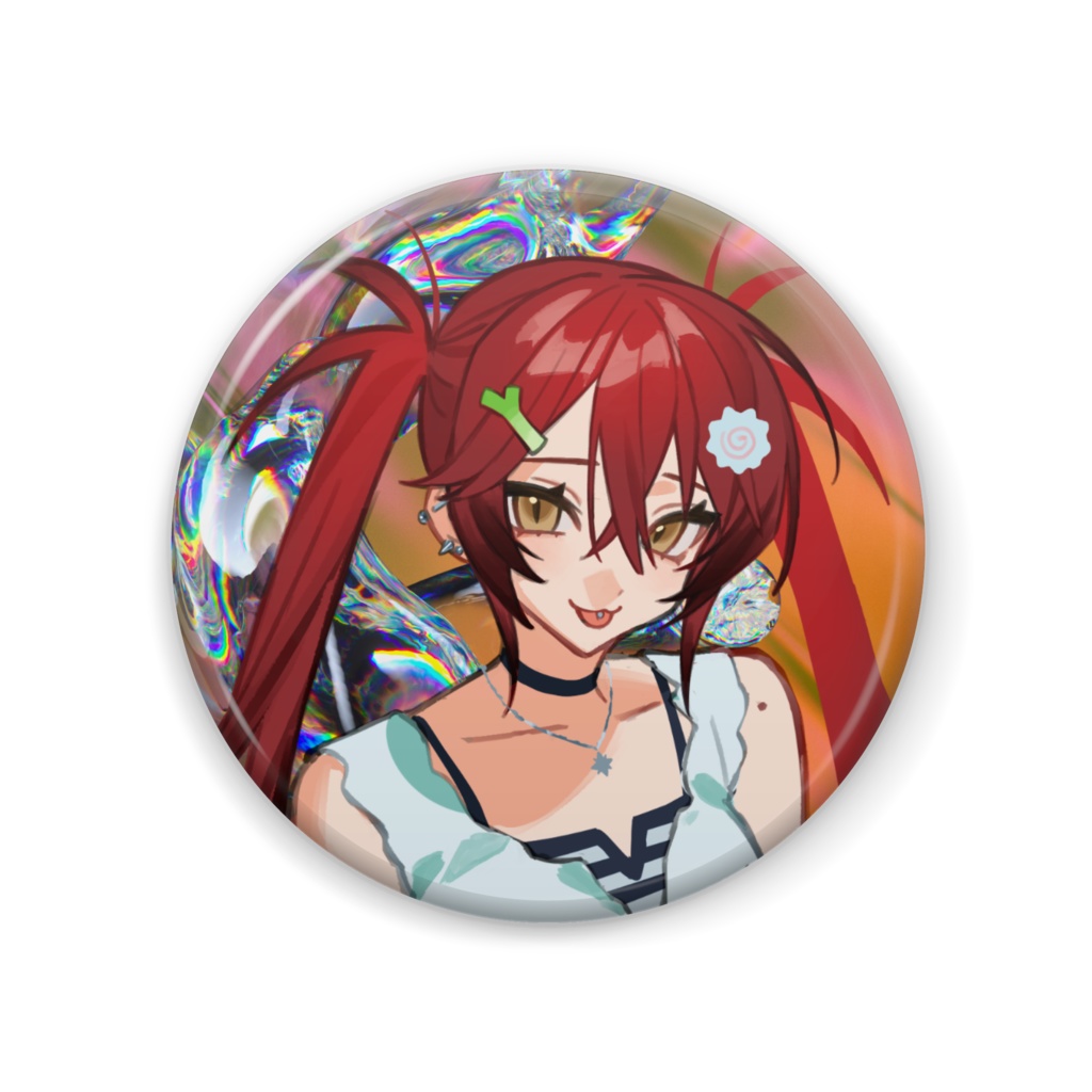 おそばの舌ペロ☆缶バッジ【期間限定】