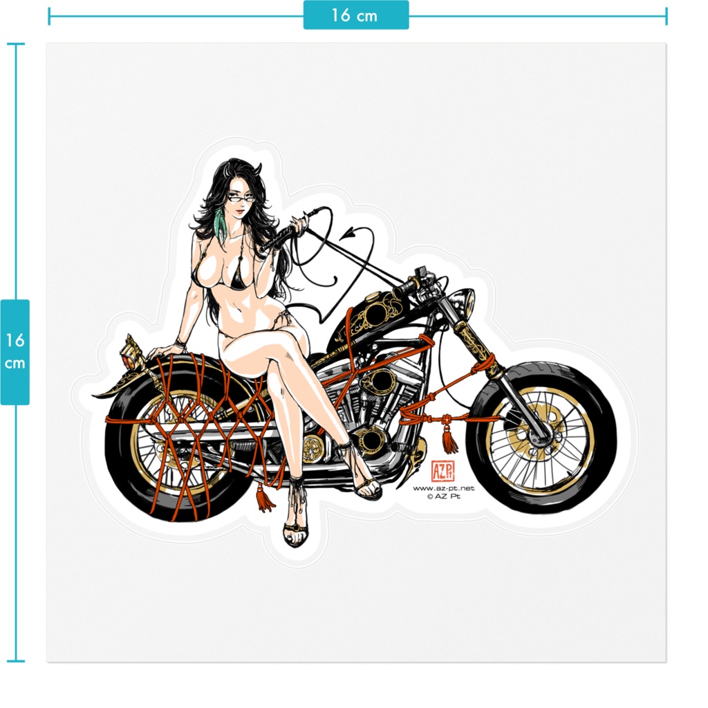 【M.W.M】緊縛バイクステッカー