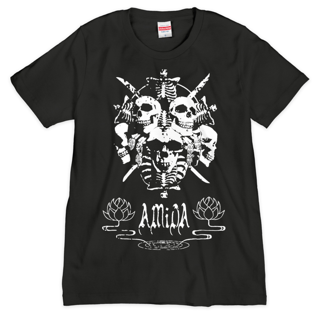 【AMiDA】バンドロゴのTシャツ [シルクスクリーンver.]