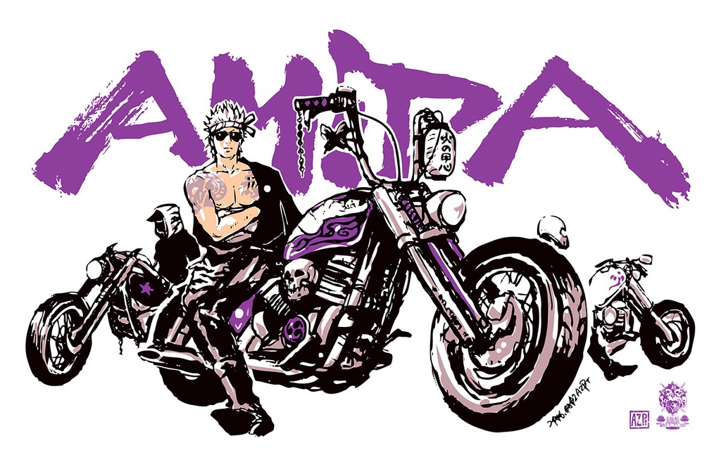 【AMiDA】スケのバイクTシャツ