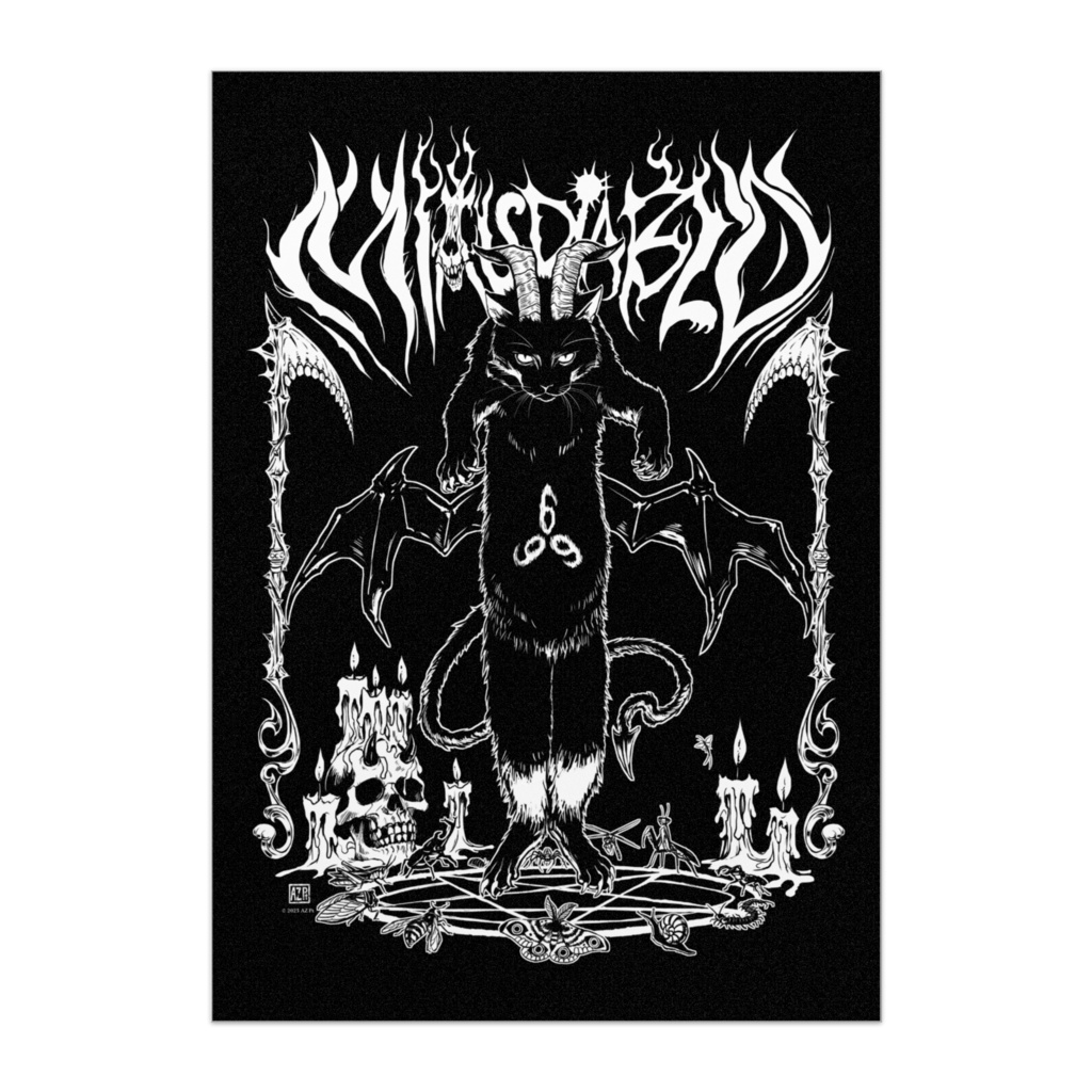 Miau Diablo|001|ポスター(Mono)