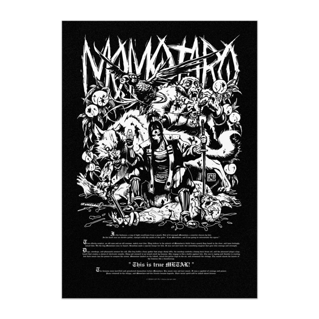 MOMOTARO|ポスター(Mono)
