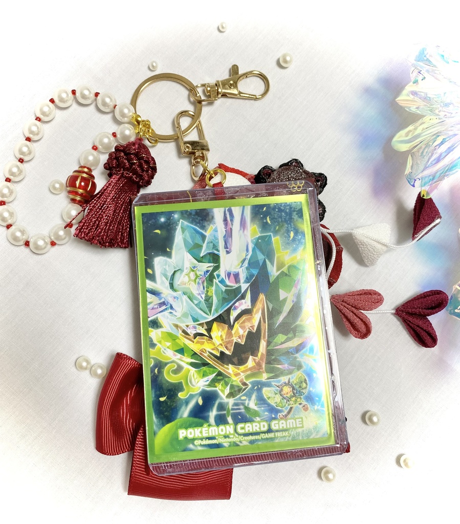 ▶︎和風◀︎硬貨カードケースデコ【B8サイズ】