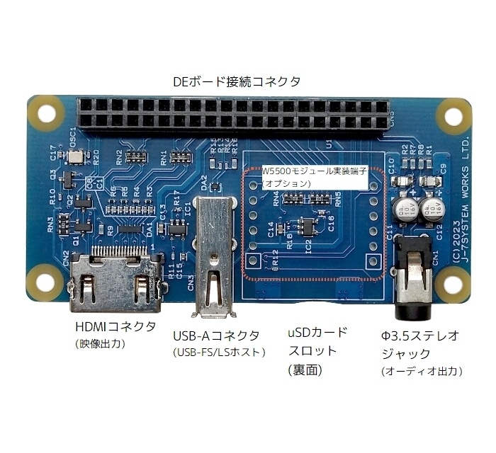 DE0-nano/DE10-Lite用 I/O拡張ボード