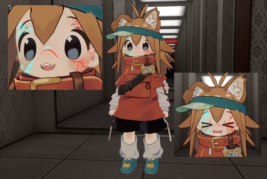 まめひなた用ボディペイントテクスチャ
