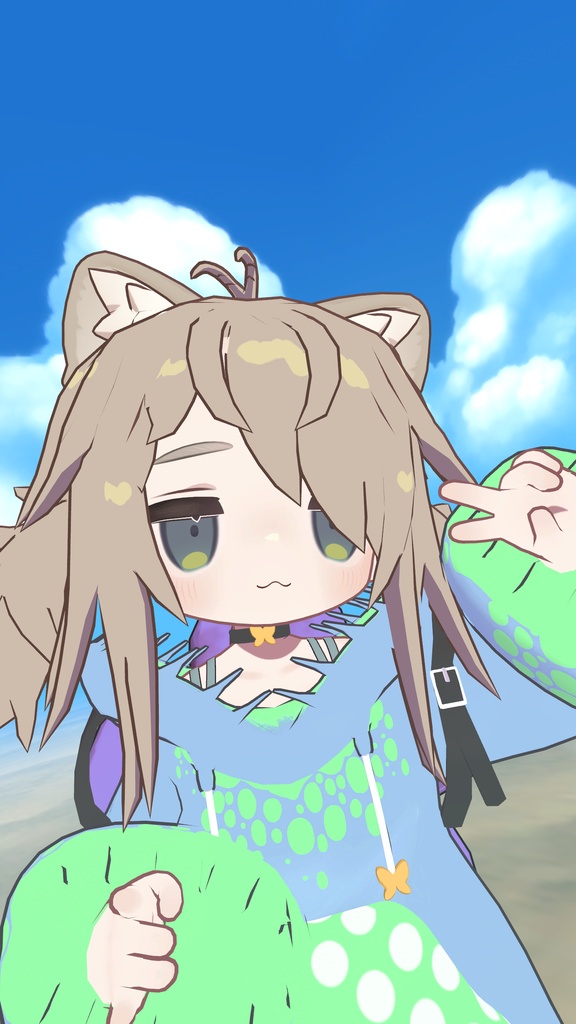 ウルトラはね毛ツインテール