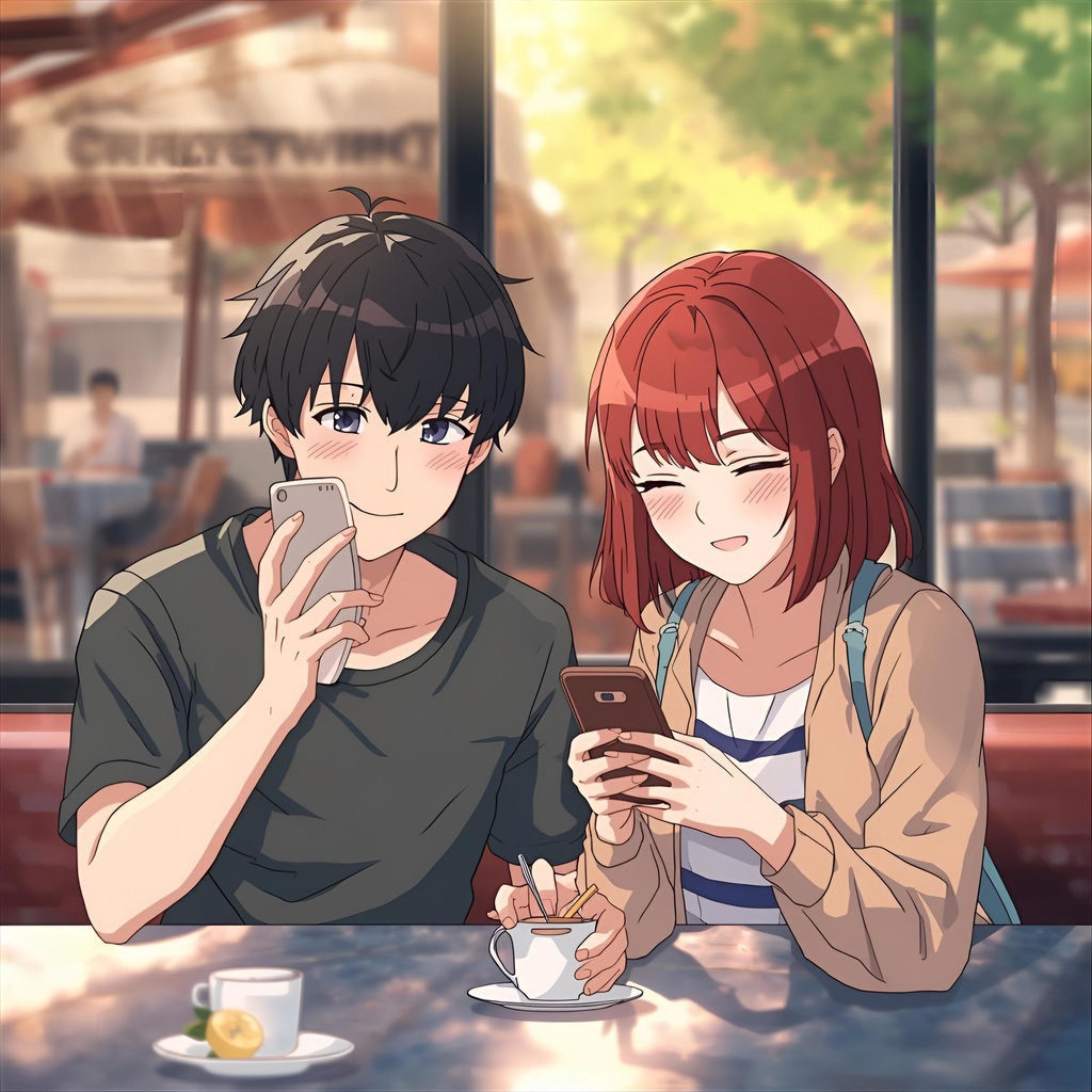 恋する瞬間 — 青春アニメ風イラストコレクション