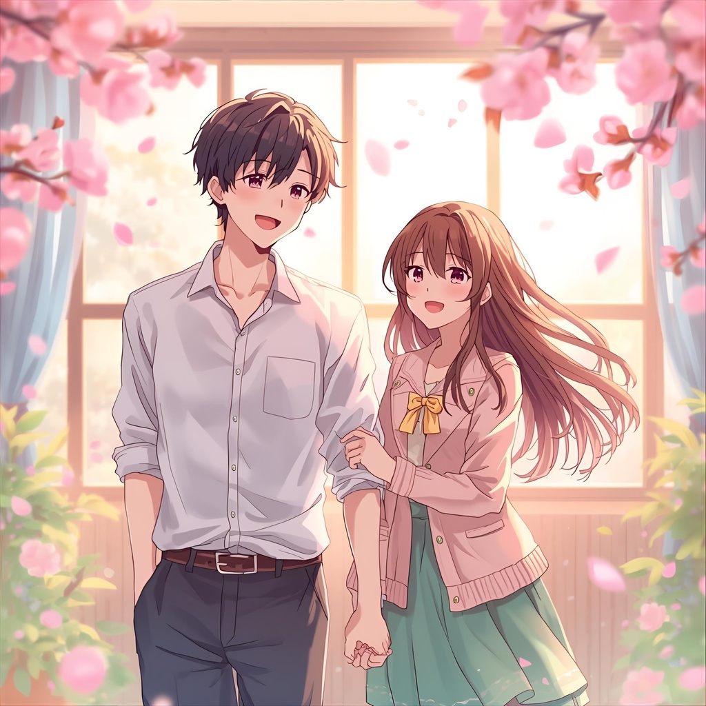 恋する瞬間 — 青春アニメ風イラストコレクション