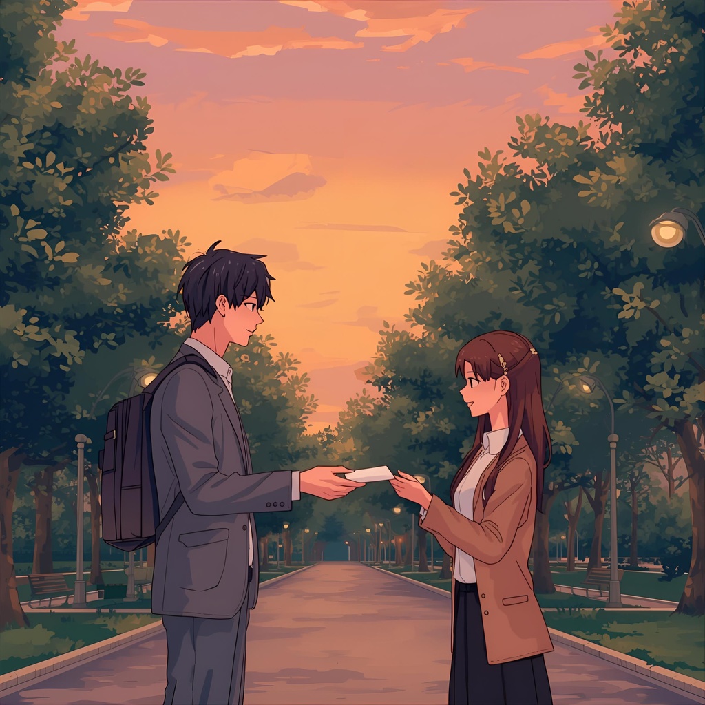 恋する瞬間 — 青春アニメ風イラストコレクション