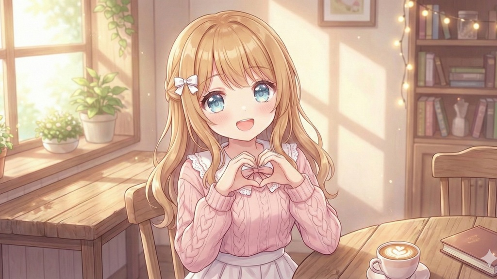 ときめき日常♡モエカワ少女デスクトップ壁紙10枚セット【AIイラスト】