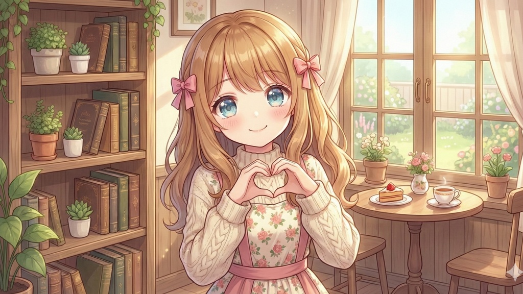 ときめき日常♡モエカワ少女デスクトップ壁紙10枚セット【AIイラスト】