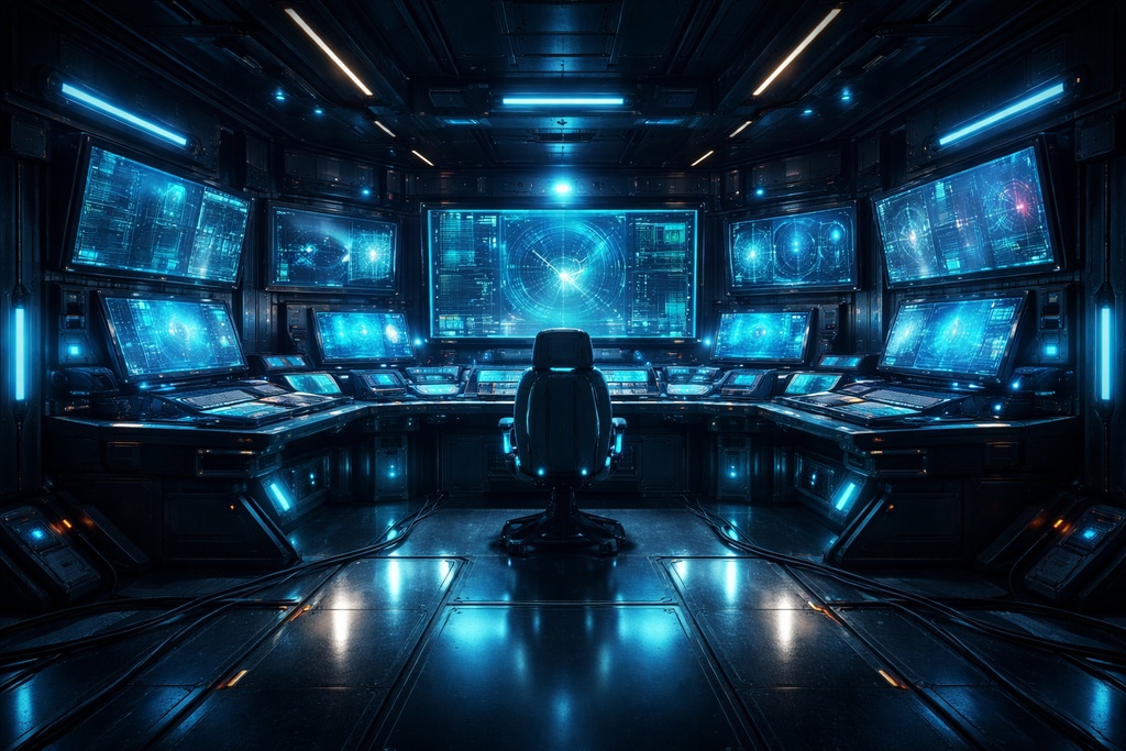 Cyberpunk Background Pack Vol.2: Interiors【10 Images / 3:2】