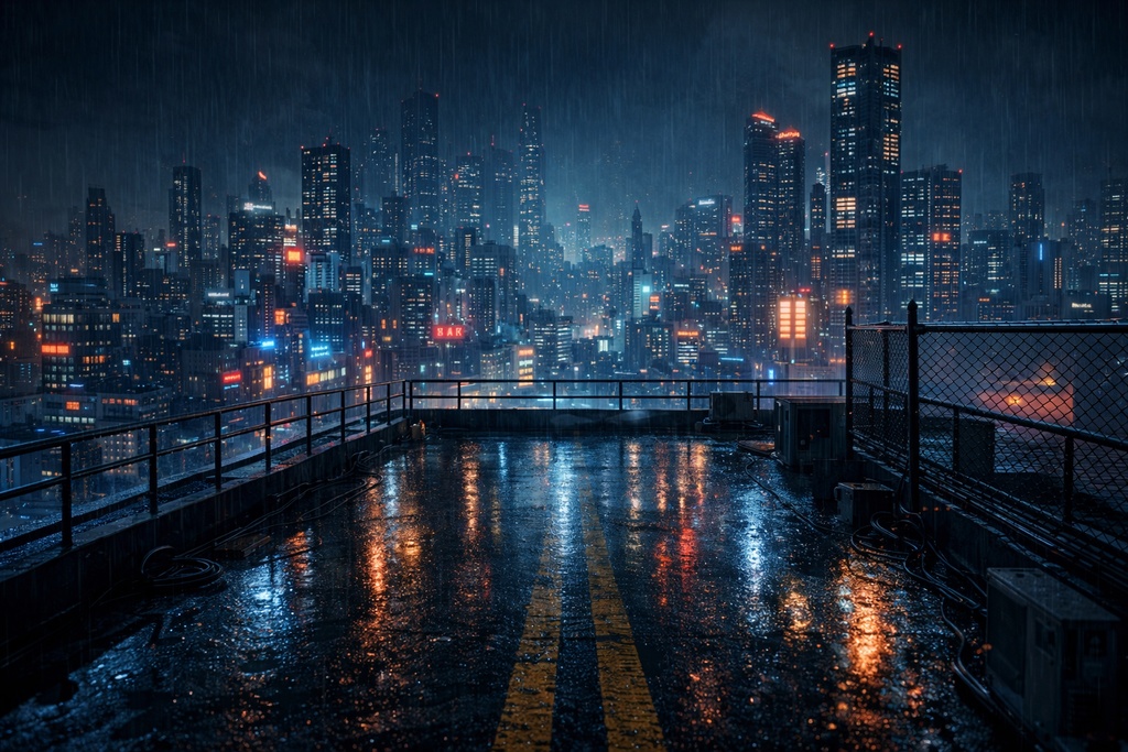 Cyberpunk Background Pack Vol.1: Nightscapes【10 Images / 3:2】