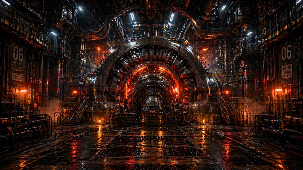 Cyberpunk Background Pack Vol.8: Industrial【10 Images / 16:9】