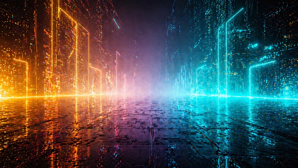 Cyberpunk Background Pack Vol.12: Text Overlay【10 Images / 16:9】