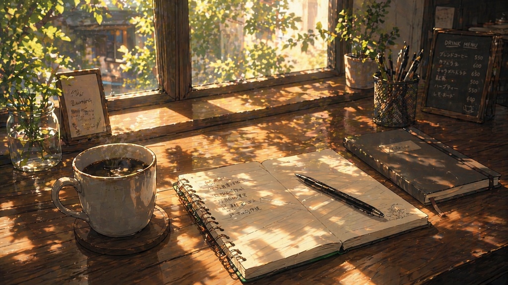 Cafe Background Pack Vol.1: Cozy Cafe【10 Images / 16:9】