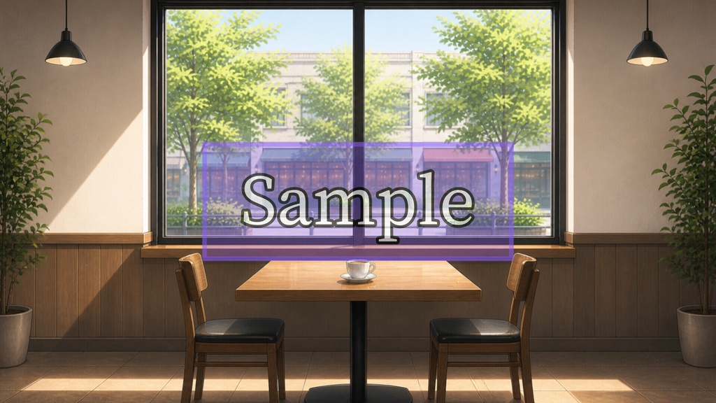 【ミニマルカフェ背景10枚 / 16:9】Cafe Background Pack Vol.8: Minimal Cafe
