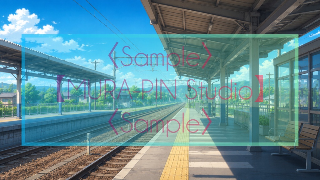 【日常が交差する駅・背景10枚 / 16:9】The Location Vol.3: Railway Station