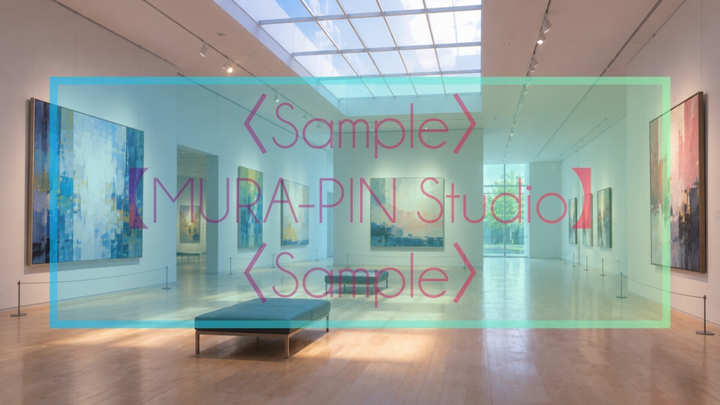 【静寂と芸術が交差する美術館・背景10枚 / 16:9】The Location Vol.11: Art Museum