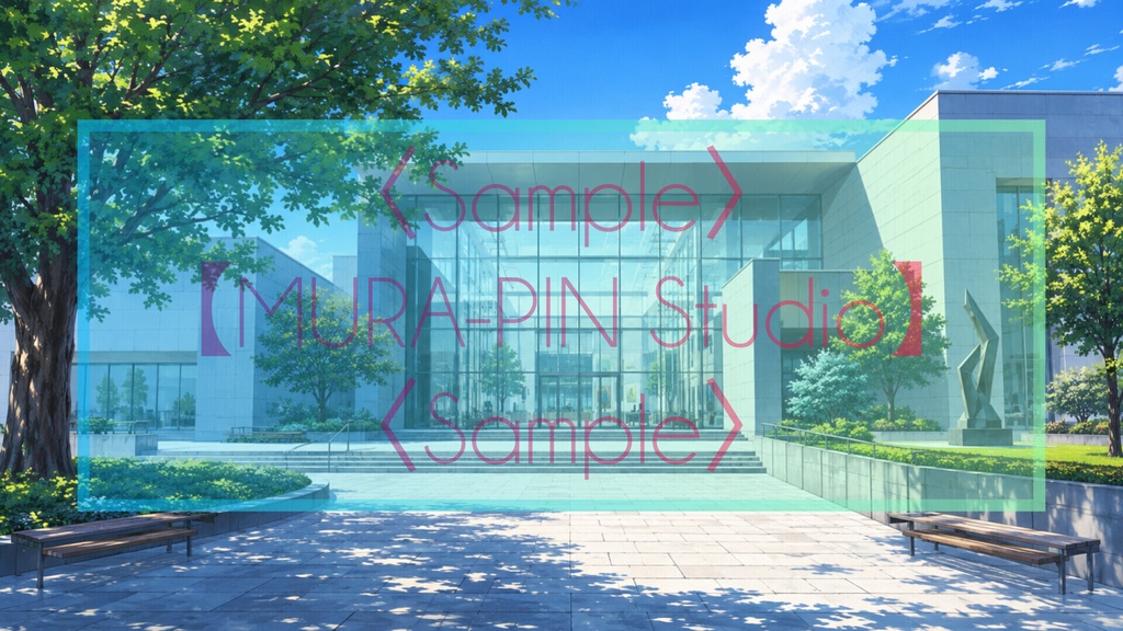 【静寂と芸術が交差する美術館・背景10枚 / 16:9】The Location Vol.11: Art Museum