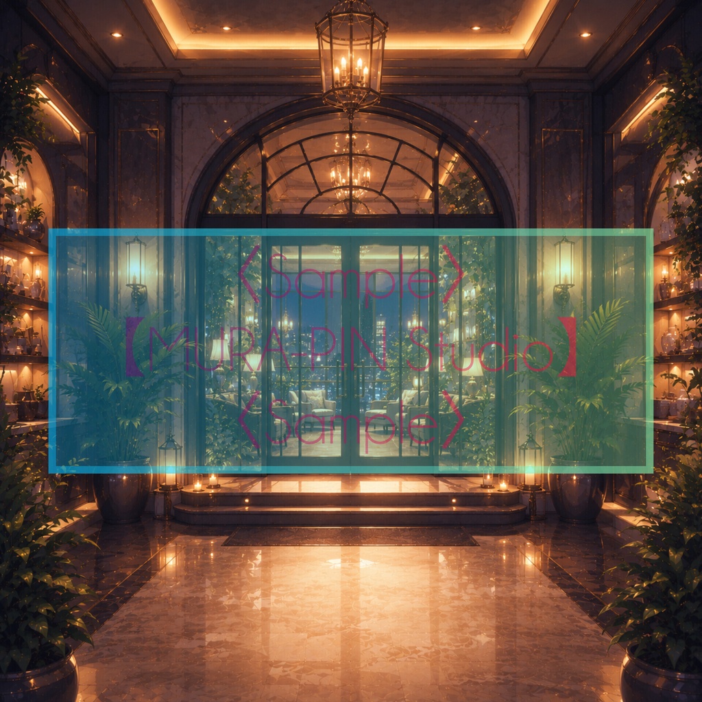 【ラウンジ背景(雑談・相談・配信向け)・10枚 / 正方形】The Square Vol.16: Cozy Lounge
