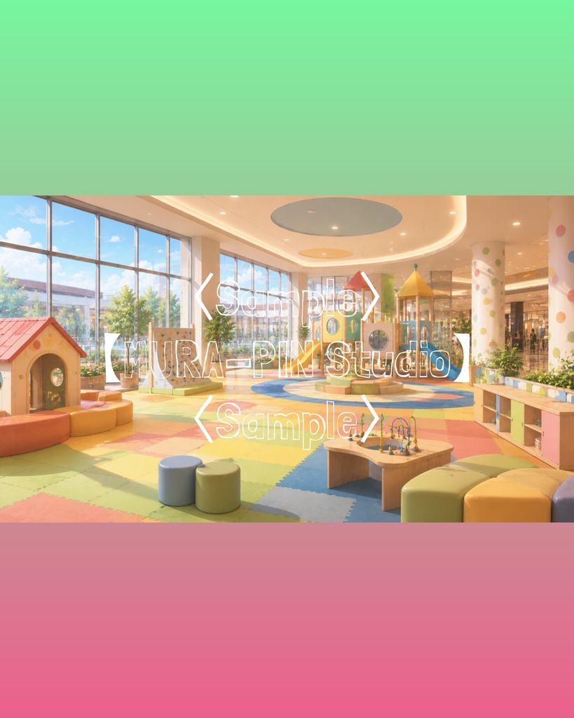 【街の日常を彩るショッピングモール・背景10枚 / 16:9】 The Location Vol.13: Shopping Mall