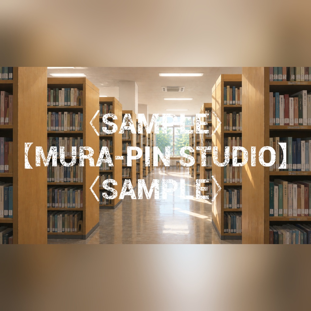 【静かな日常が流れる公共図書館・背景10枚 / 16:9】The Location Vol.21 : Public Library