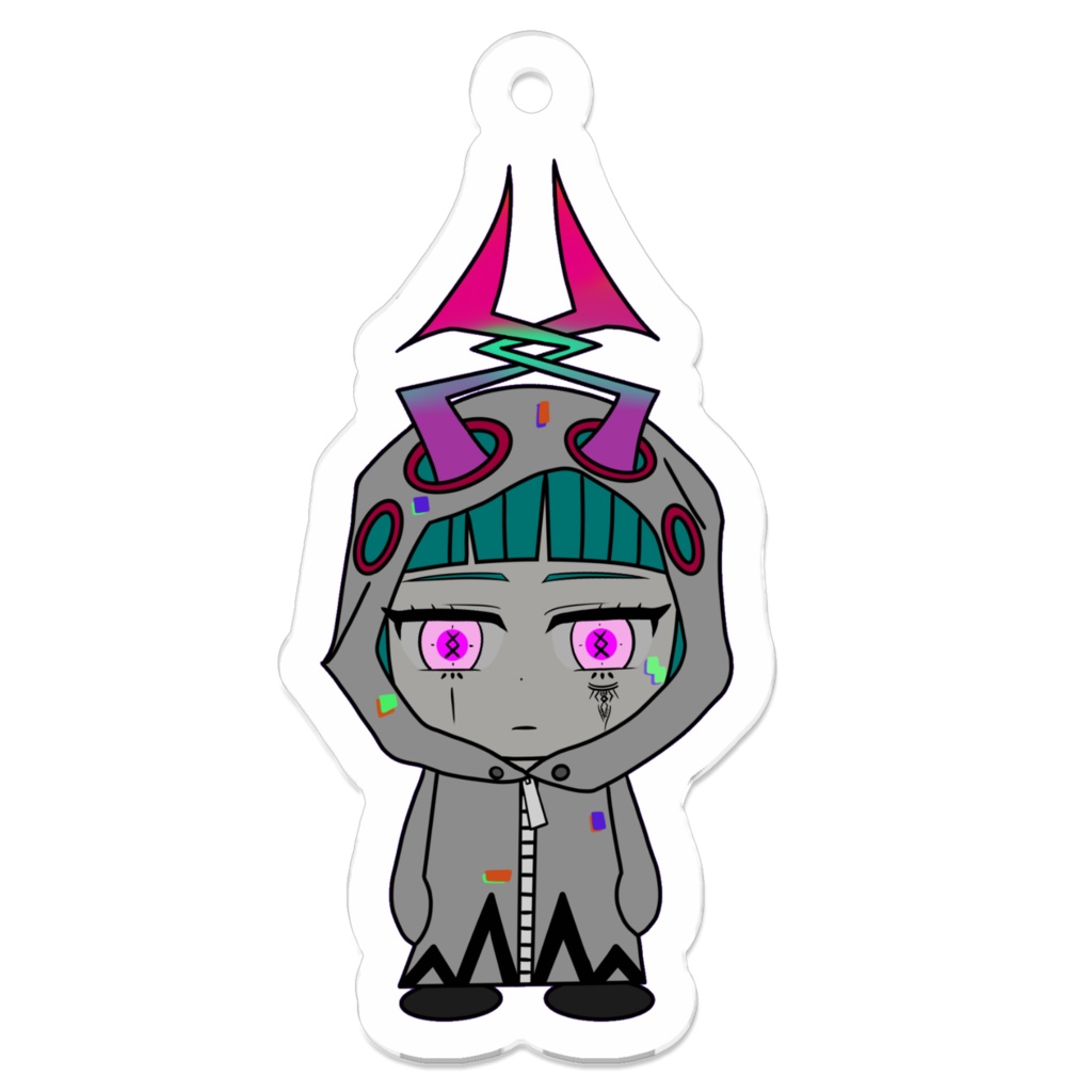 デフォルメ唖九ちゃんアクキー