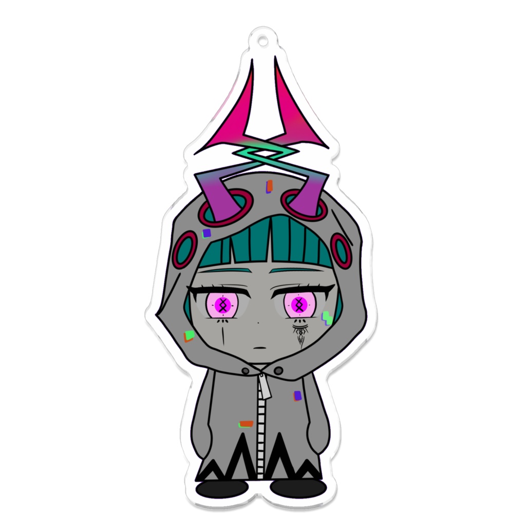 啞九 アクリルキーホルダー