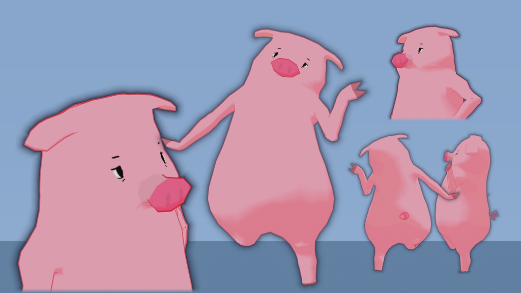 PublishButasan-パブリッシュブタさん- #ブタ3D #ぽるぽる屋